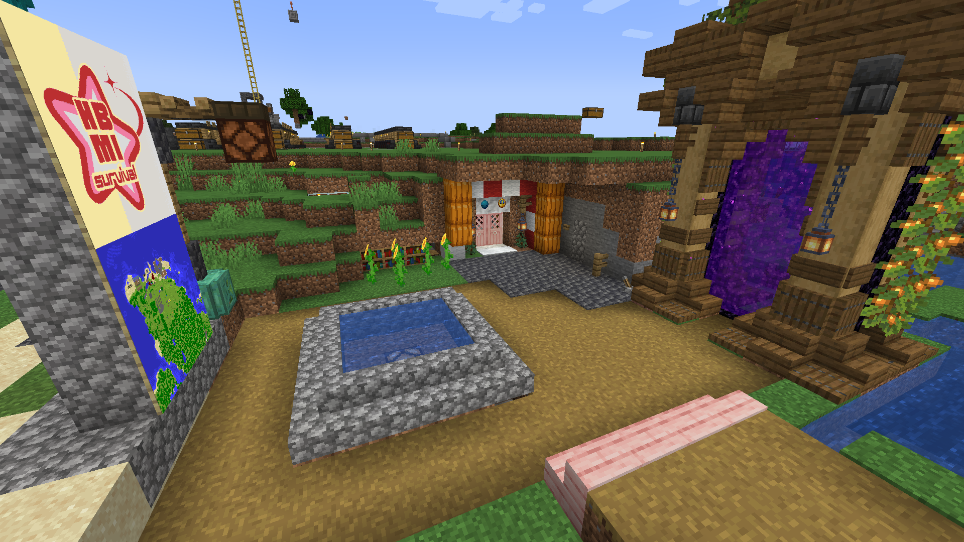 Server Plaza built by Taylor, Portal built by Rodney.