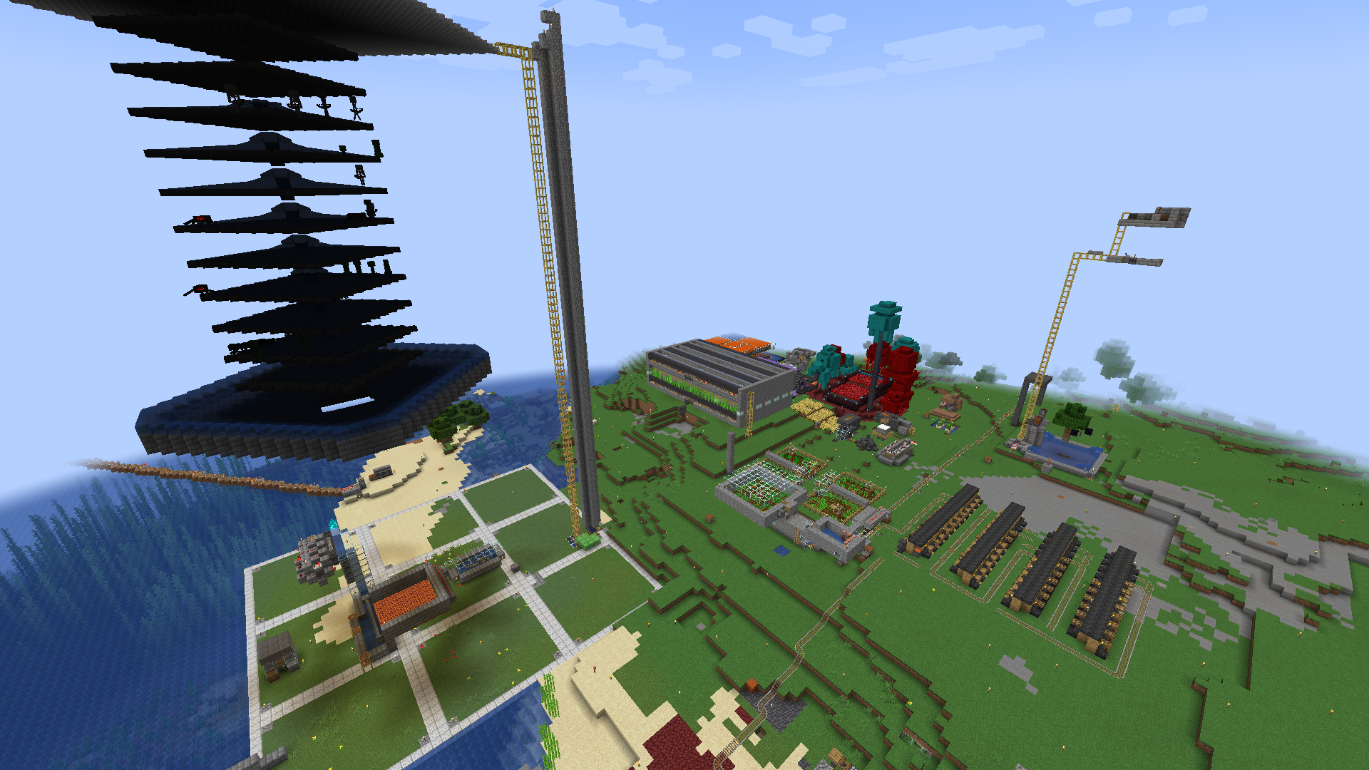 Mob and Villager farms built by Vinnie.