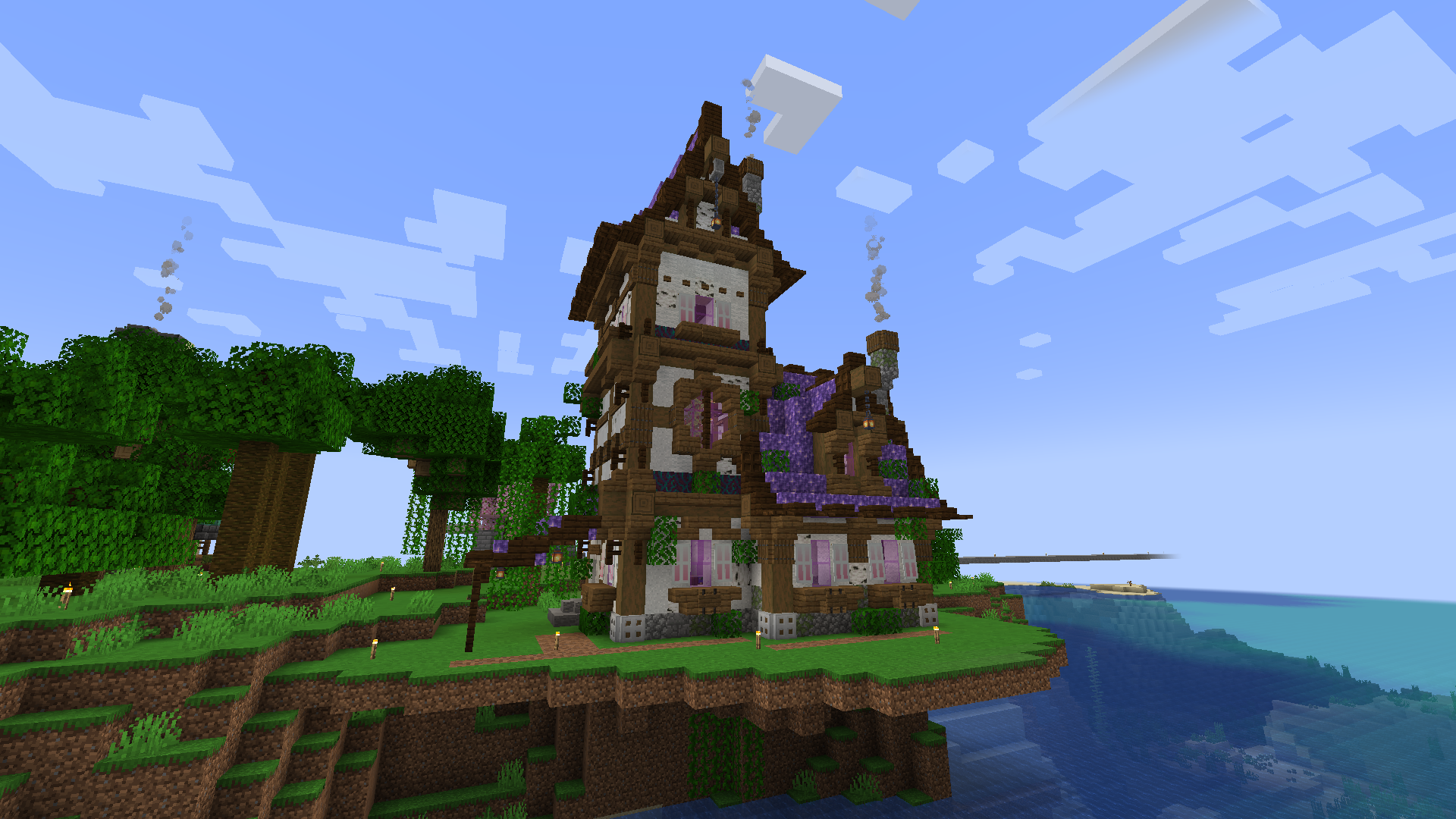 House on a cliff built by Kerrigan.