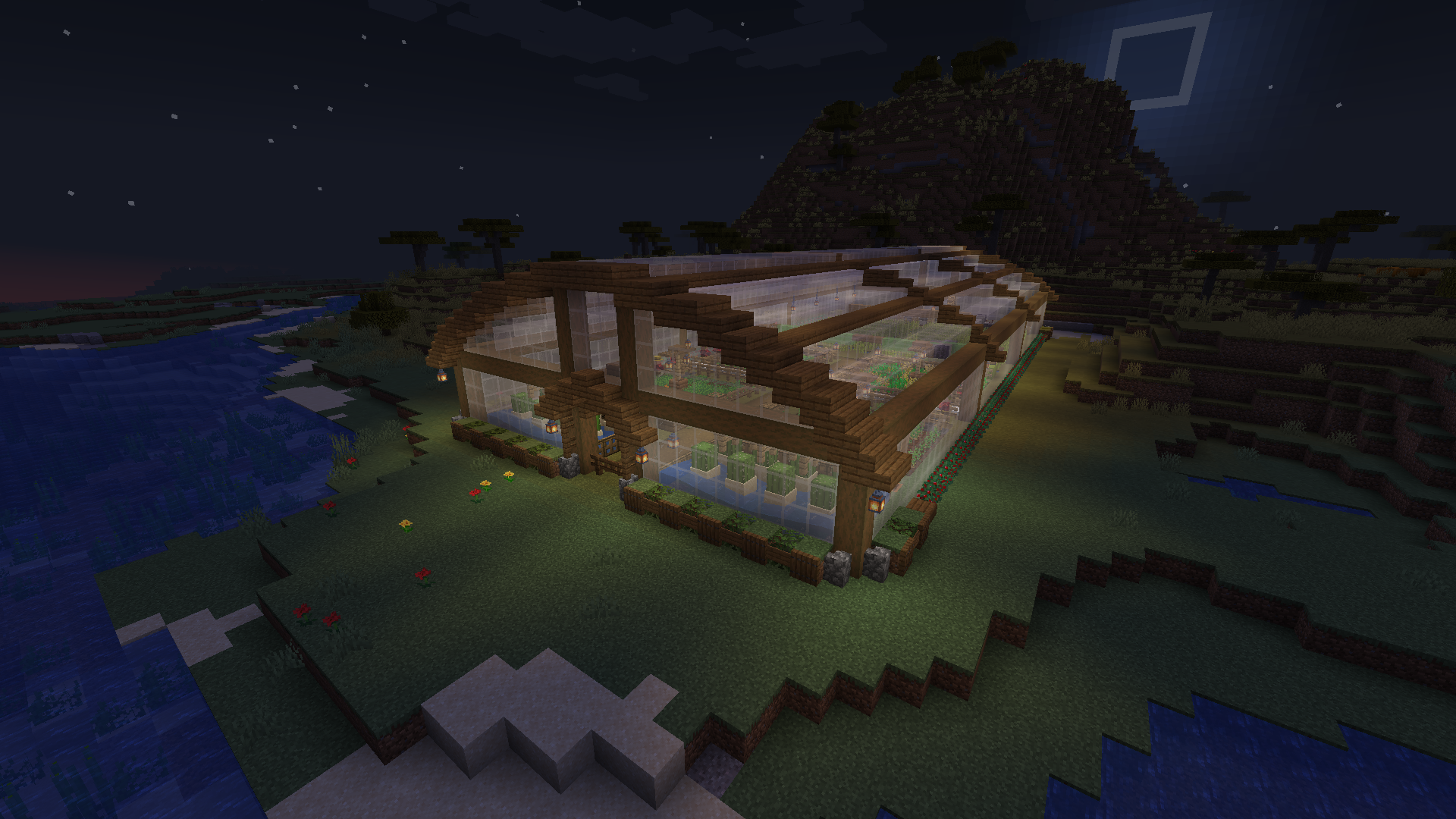 Greenhouse/ Villager Auto Farm built by Taylor.